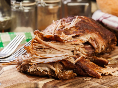 Effiloché de porc laqué à l'érable