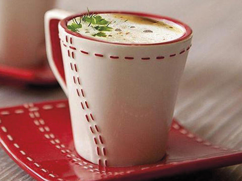 Lobster Cappuccino with Truffle Purée