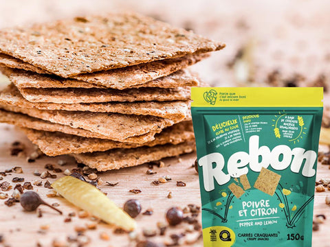 Rebon Lemon Pepper Crispy Crackers