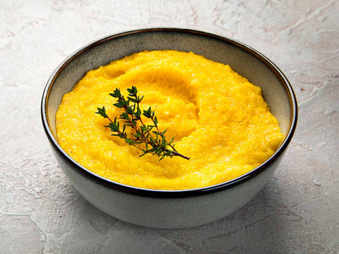 Creamy Polenta with Green Onions