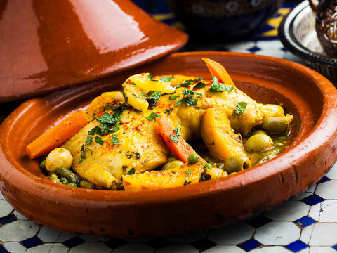 Chicken & Vegetable Tajine with Oriental Spices
