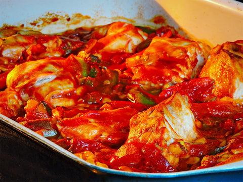 Chicken Strips in Marinara Sauce