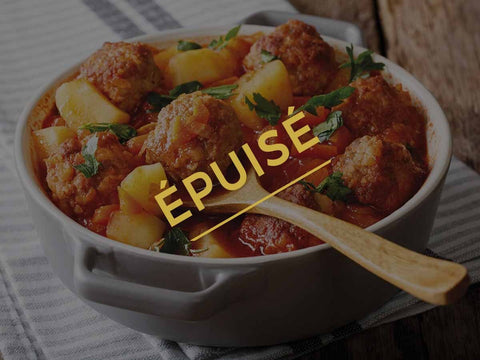 Le ragoût de boulettes de mon enfance et ses accompagnements