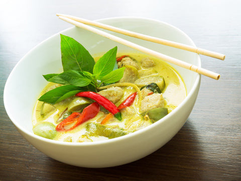 Poulet à la citronnelle et au curry