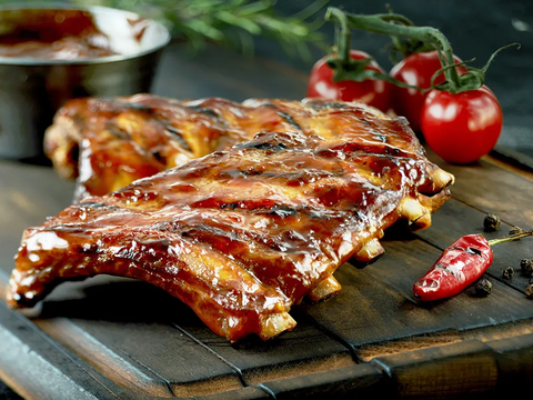 BBQ Sauce Pork Ribs Rack<br/>(1kg-1.1kg)<br/> Serves 1 or 2 people