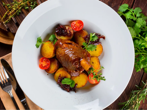 Duck Legs Confit with Fine Herbes