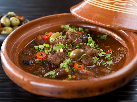 Slow Cooker Beef Stew with Kalamata Olives