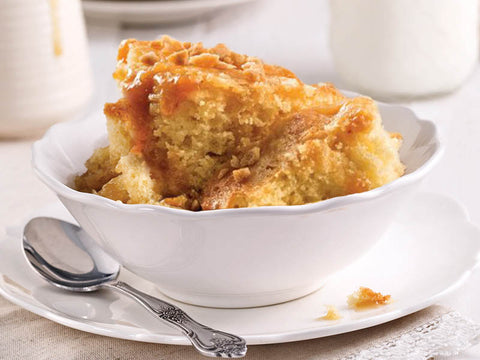 Pudding Chômeur with Maple Syrup