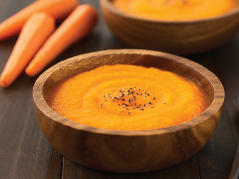 Purée de carottes et gingembre