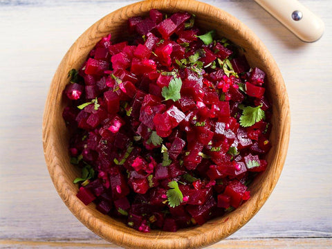 Candied Beets in Persillade Sauce