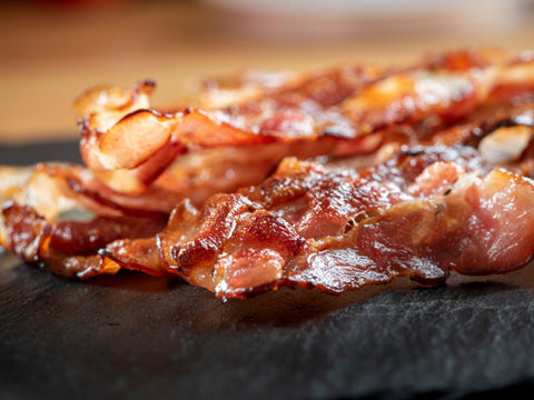 Slices of Cooked Bacon