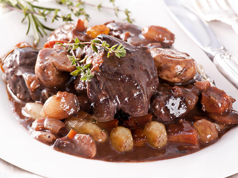 Beef Bourguinon with Mushrooms & Bacon