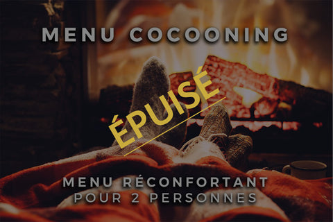 The Cocooning Menu menu box comforting for 2 people