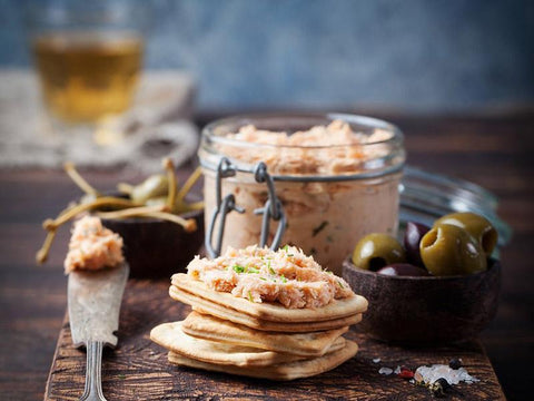 Salmon Rillettes with Maple Syrup