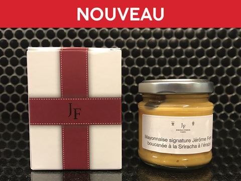 Mayonnaise signature Jérôme Ferrer boucanée à la Sriracha à l'érable (100ml)